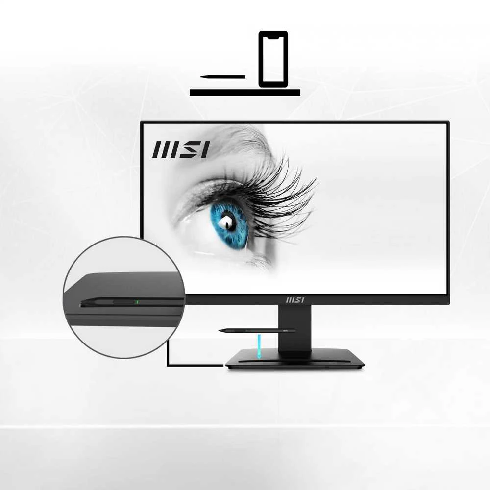Monitorius MSI PRO MP2412 / 23.8" / VA /1920 x 1080 (FHD)/16:9/ 100 Hz /300 cd/m2/ 4 ms / Juodas