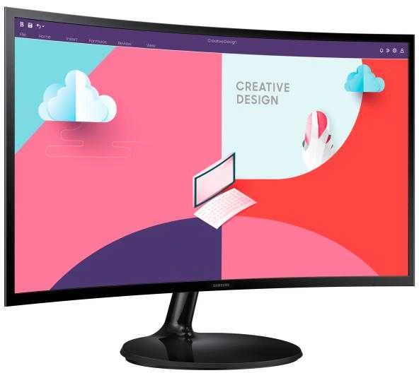 Samsung S36C kompiuterio monitorius 61 cm (24″) 1920 x 1080 pikseliai „Full HD“ LCD Juoda