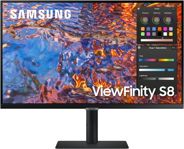 Monitorius Samsung S80PB LED ekranas 68,6 cm (27 colių) 3840 x 2160 pikselių 4K Ultra HD Juodas