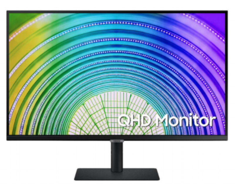 Monitorius SAMSUNG S32A600U 32inch Bezelless 16:9 2560x1440 VA 4ms HDR10 HAS/Swivel/Pivot/Tilt 130mm HDMI/DP/USB-C 90W LAN USB3-HUB VESA 100