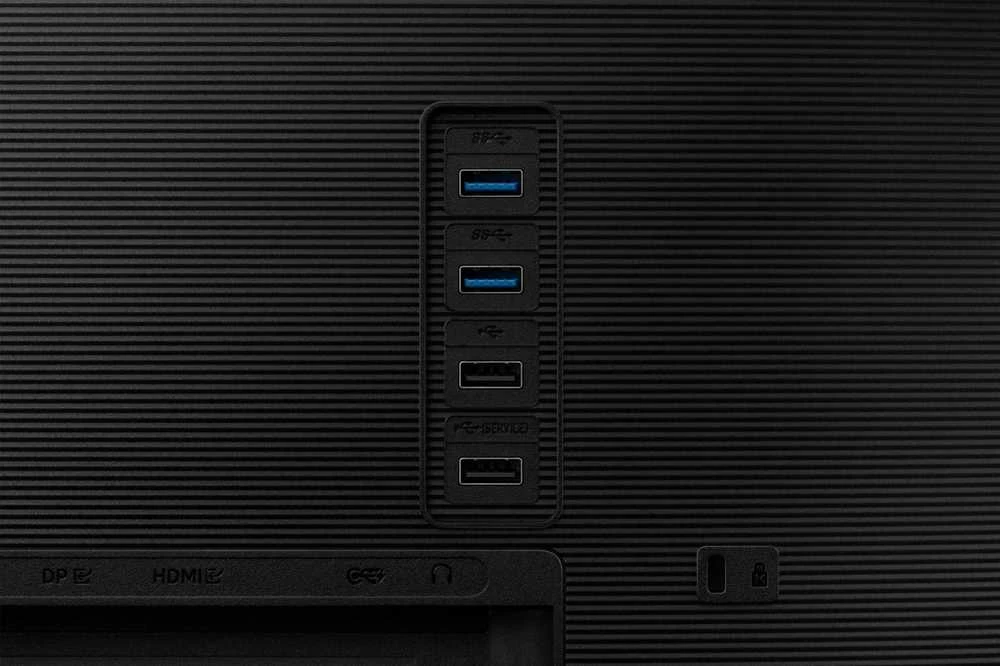 Monitorius SAMSUNG LS24A400UJUXEN 24 colių 1920x1080 IPS 16:9 5ms be belaidžio HAS / pasukamas / pasukamas / pakreiptas HDMI / DP / USB-C DOKAS 65 W USB3 šakotuvas VESA 100