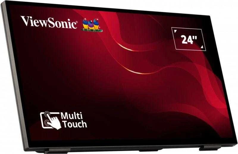 Monitorius ViewSonic TD2465 / 24" / Touch / Panel VA / 1920x1080 / 16:9 / 60Hz / Matinis / 7 ms / Garsiakalbiai