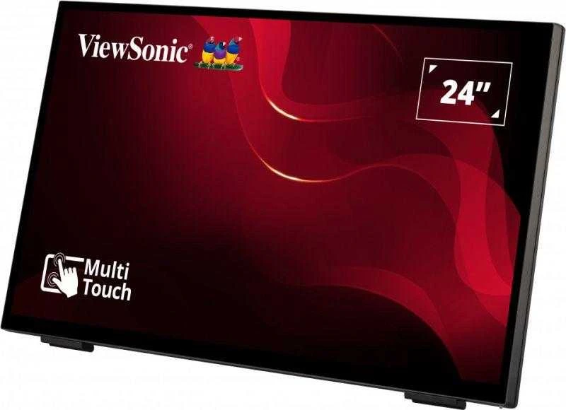 Monitorius ViewSonic TD2465 / 24" / Touch / Panel VA / 1920x1080 / 16:9 / 60Hz / Matinis / 7 ms / Garsiakalbiai