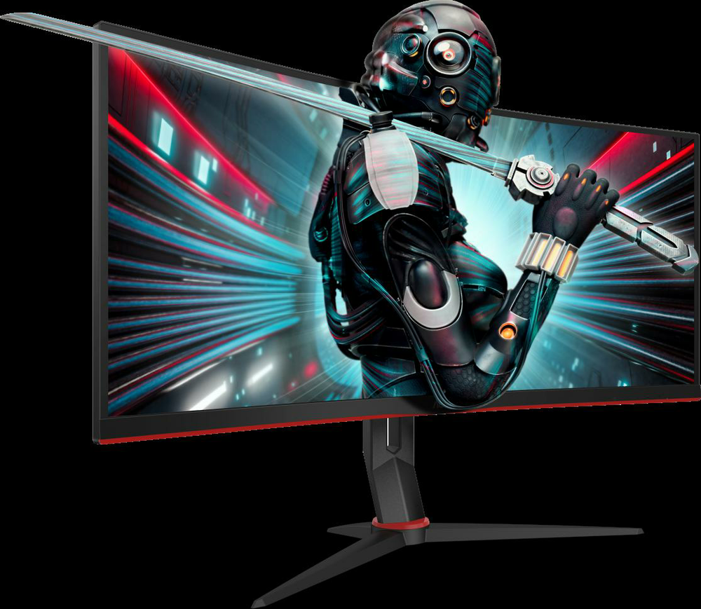 Monitorius AOC CU34G2X / BK 34inch / Gaming / Curved / WQHD / 3440x1440 ...