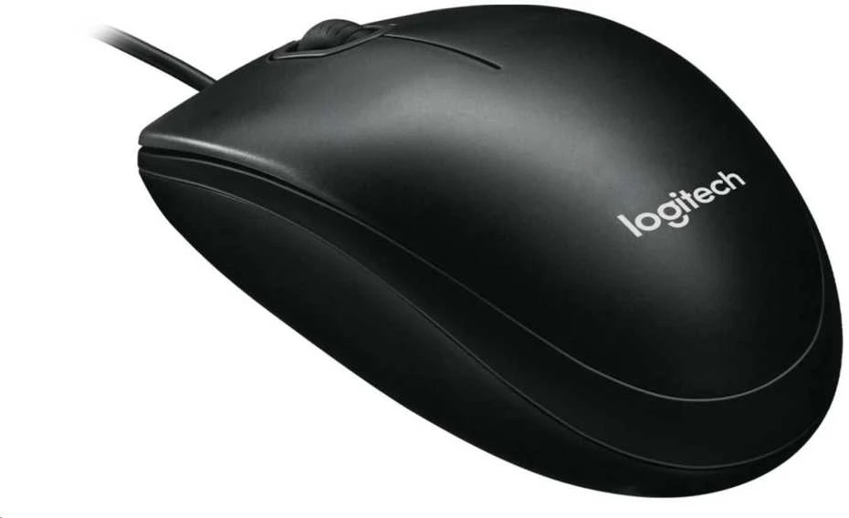 Logitech M100 Laidinė pelė USB-A 1000 DPI, Juoda