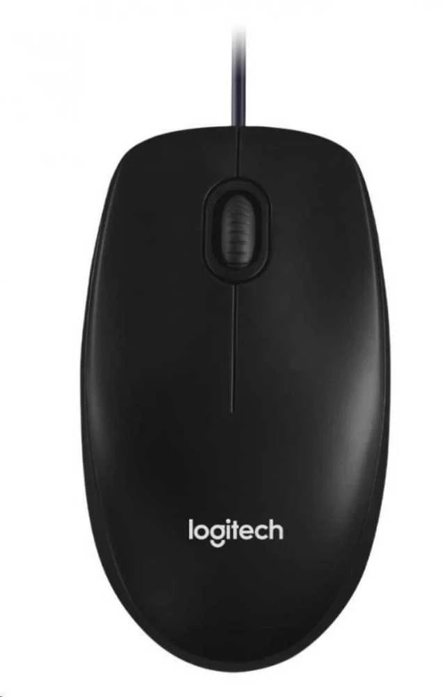 Logitech M100 Laidinė pelė USB-A 1000 DPI, Juoda