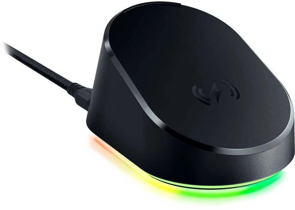 Razer | Pelė Dock Pro + Wireless Charging Puck Bundle | Wireless | USB | Juodas | Yes