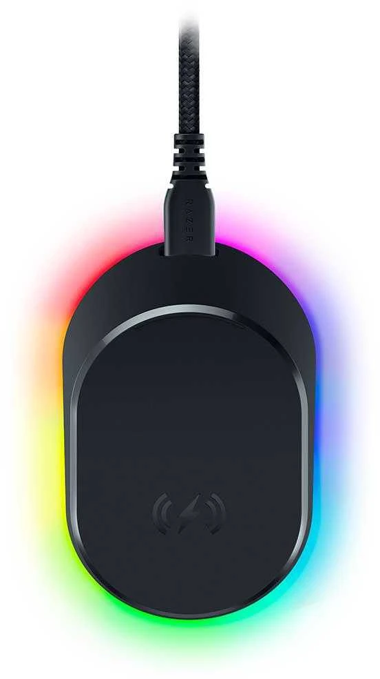 Razer | Pelė Dock Pro + Wireless Charging Puck Bundle | Wireless | USB | Juodas | Yes