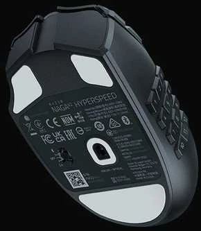 Razer | Naga V2 HyperSpeed | Wireless | Pelė žaidimams | 2.4GHz, Bluetooth | Juodas | No