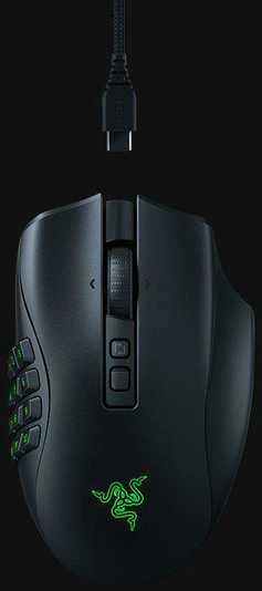 Razer | Naga V2 Pro | Pelė žaidimams | Wireless | 2.4GHz, Bluetooth | Juodas | Yes