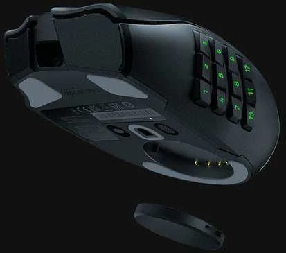 Razer | Naga V2 Pro | Pelė žaidimams | Wireless | 2.4GHz, Bluetooth | Juodas | Yes