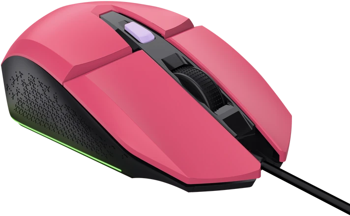 Pelė žaidimams Trust GXT 109 Felox usb 2.0, rožinė