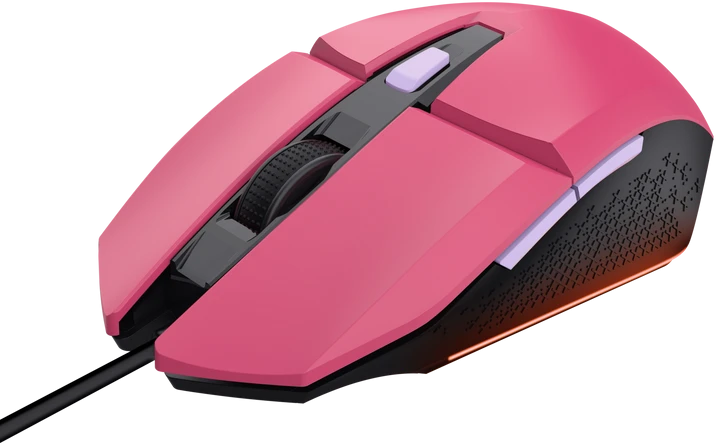 Pelė žaidimams Trust GXT 109 Felox usb 2.0, rožinė