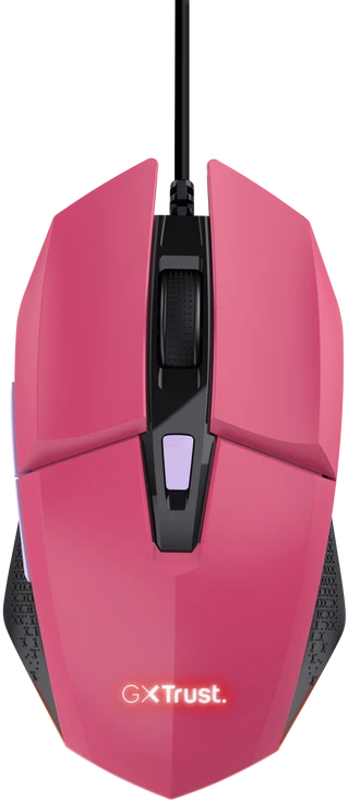 Pelė žaidimams Trust GXT 109 Felox usb 2.0, rožinė