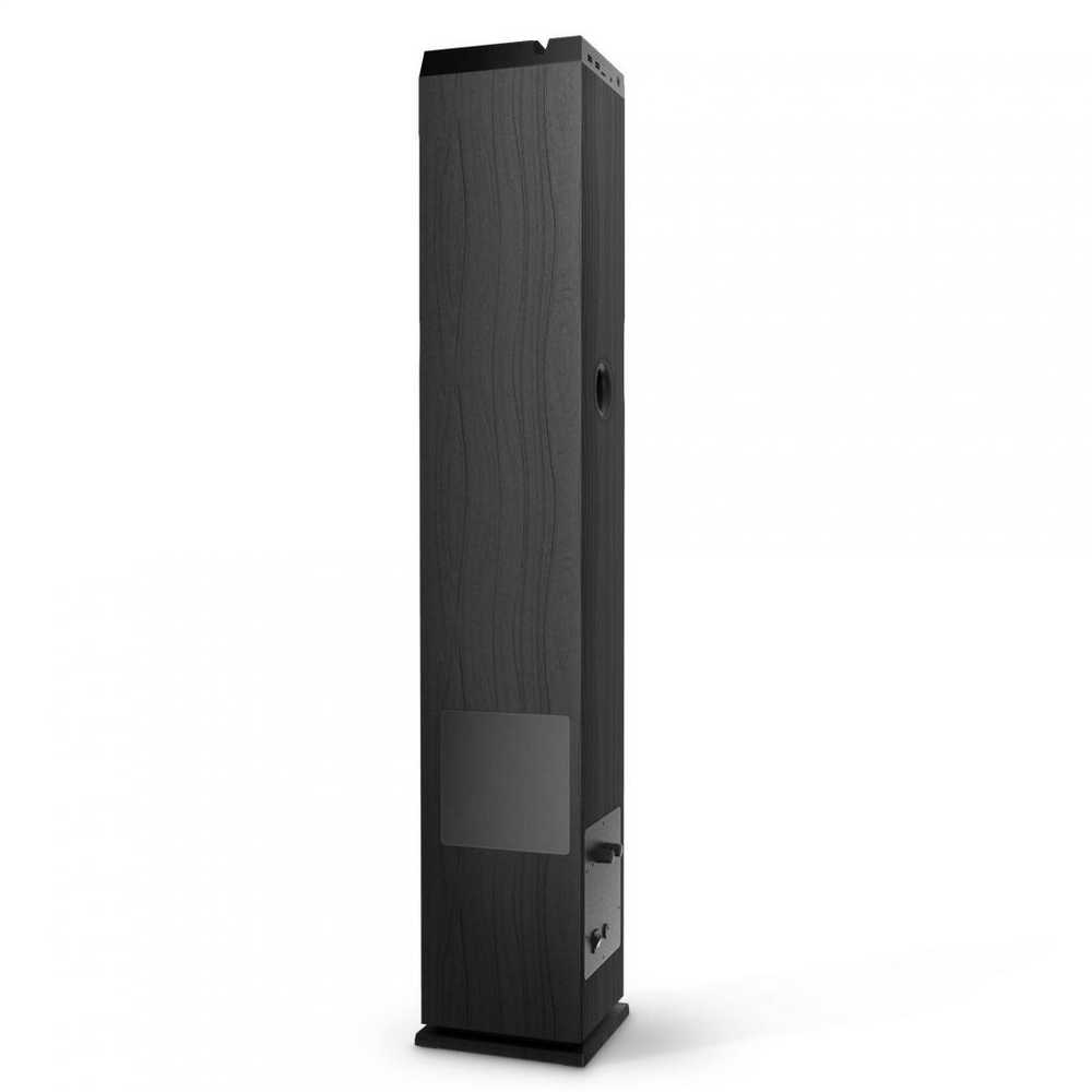 Energy Sistem Garso sistema 2.1 Energy System Tower 5 MAX, „Bluetooth 5.3“, 3,5 mm lizdo sąsaja, galia: 100 W, dažnių juosta 40 Hz ~ 18 kHz, FM dažnis: 87,5–108 MHz, ekranas: LED, atminties kortelių palaikymas: „Micro SD“ ir USB atmintinės iki 128 GB, pridedamas nuotolinio valdymo pultas, medžiaga: mediena, matmenys
