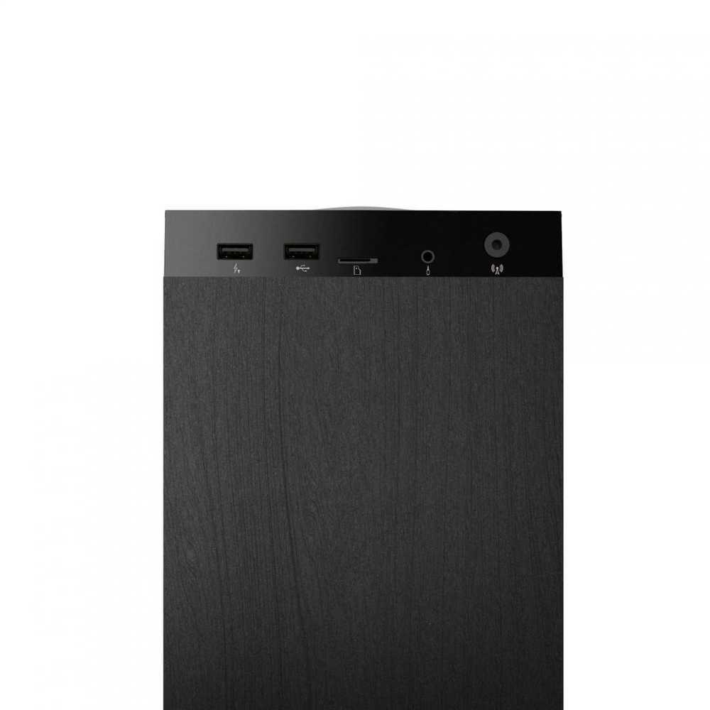 Energy Sistem Garso sistema 2.1 Energy System Tower 5 MAX, „Bluetooth 5.3“, 3,5 mm lizdo sąsaja, galia: 100 W, dažnių juosta 40 Hz ~ 18 kHz, FM dažnis: 87,5–108 MHz, ekranas: LED, atminties kortelių palaikymas: „Micro SD“ ir USB atmintinės iki 128 GB, pridedamas nuotolinio valdymo pultas, medžiaga: mediena, matmenys
