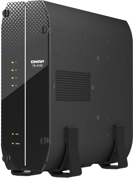 Serveris QNAP TS-410E NAS Tower Ethernet LAN Juodas J6412