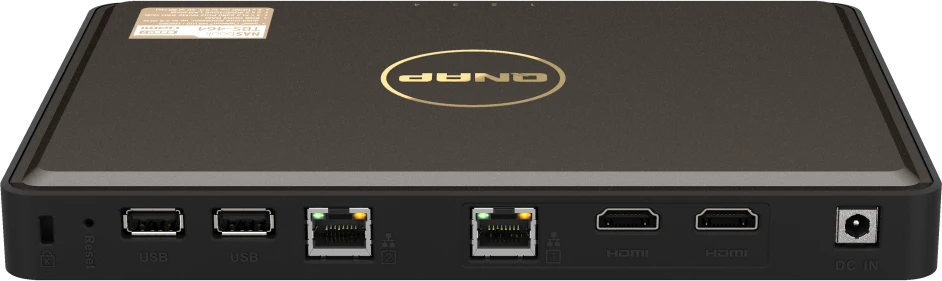 Serveris QNAP TBS-464 NAS Desktop Intel® Celeron® N5105 8 GB DDR4 0 TB QNAP Turbo System Juodas
