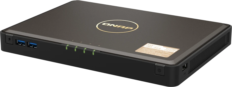Serveris QNAP TBS-464 NAS Desktop Intel® Celeron® N5105 8 GB DDR4 0 TB QNAP Turbo System Juodas