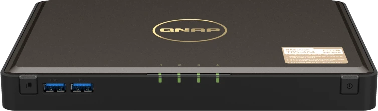 Serveris QNAP TBS-464 NAS Desktop Intel® Celeron® N5105 8 GB DDR4 0 TB QNAP Turbo System Juodas