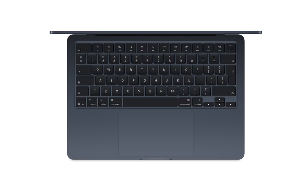 Nešiojamas kompiuteris MacBook Air 13 colių Apple M4 10C CPU, 10C GPU/24GB/512GB SSD/Midnight/INT