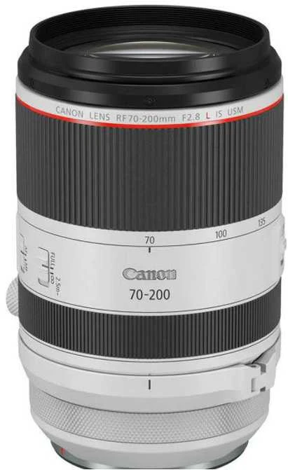 Canon RF 70-200mm F2.8L IS USM MILC/SLR Priartinimo teleobjektyvas Juoda, Balta