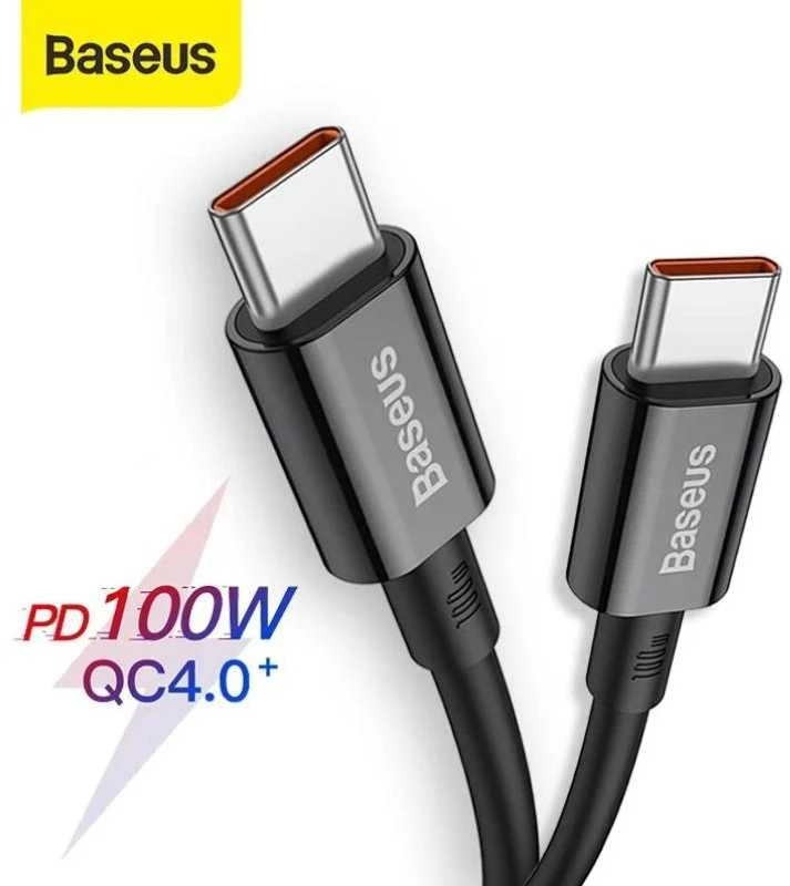 Baseus Superior serijos USB-C - USB-C kabelis 100W 2m juodas