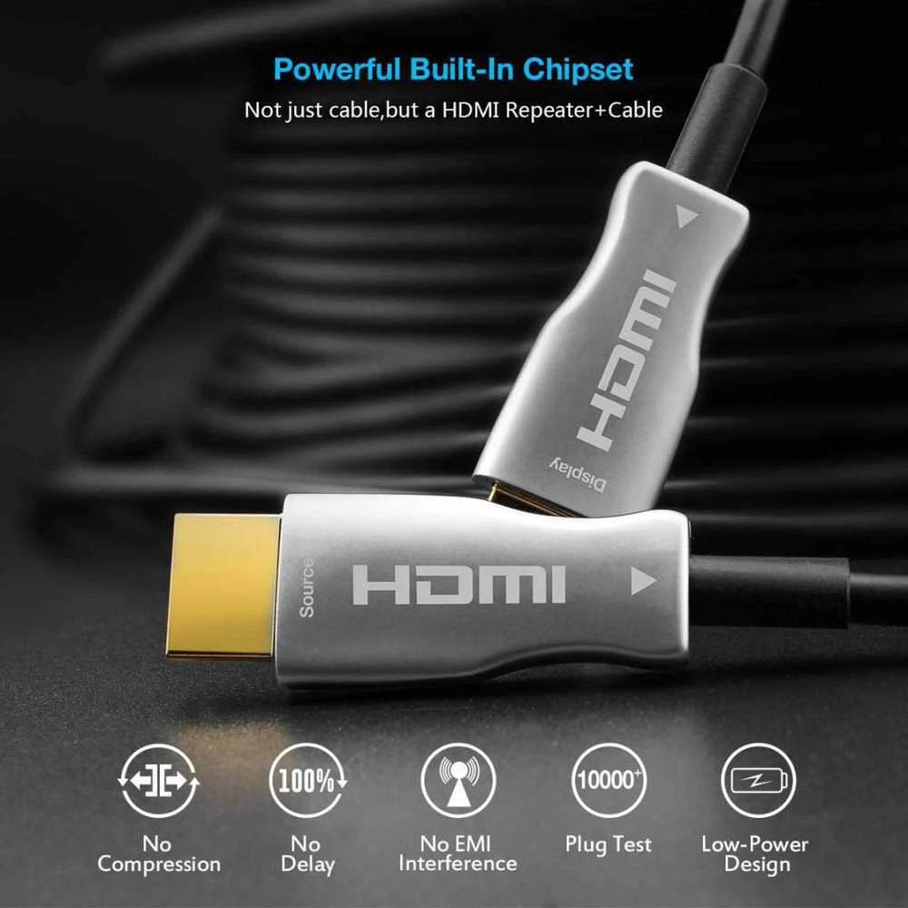PremiumCord HDMI – HDMI kabelis 20m juodas (kphdm21x20)