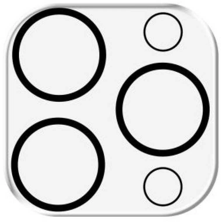 Apsauginis stikliukas kamerai 3mk Lens Pro Apple iPhone 16 Pro/16 Pro Max juodas