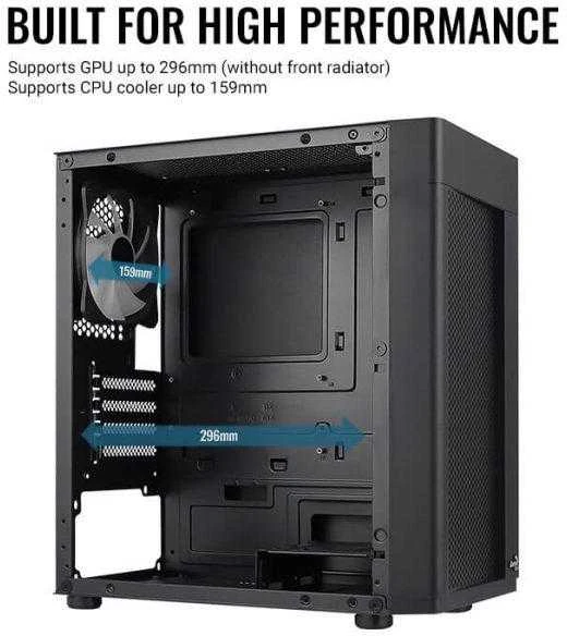 AEROCOOL PGS HEXFORM-G-BK-V2 FRGB dėklas