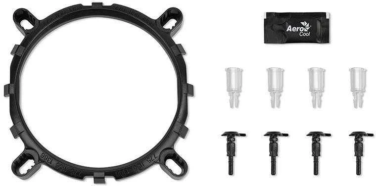 Aušinimo Ventiliatorius - Aerocool PGS Rave 3 FRGB PWM 120mm Juodas