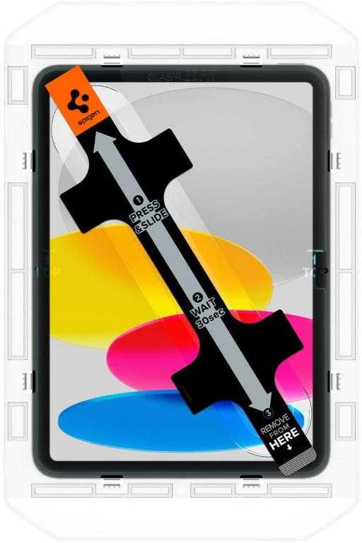 Apsauginis stiklas Spigen GLAS.TR „EZ FIT” Apple iPad 10.9” 10 / 2022 / 11” 11 / 2025 CLEAR
