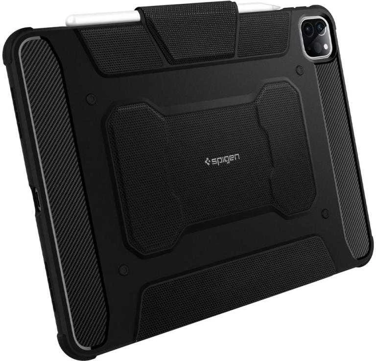 Planšetinio kompiuterio dėklas Spigen Rugged Armor Pro skirtas iPad Pro 11 2018/2020, juodas
