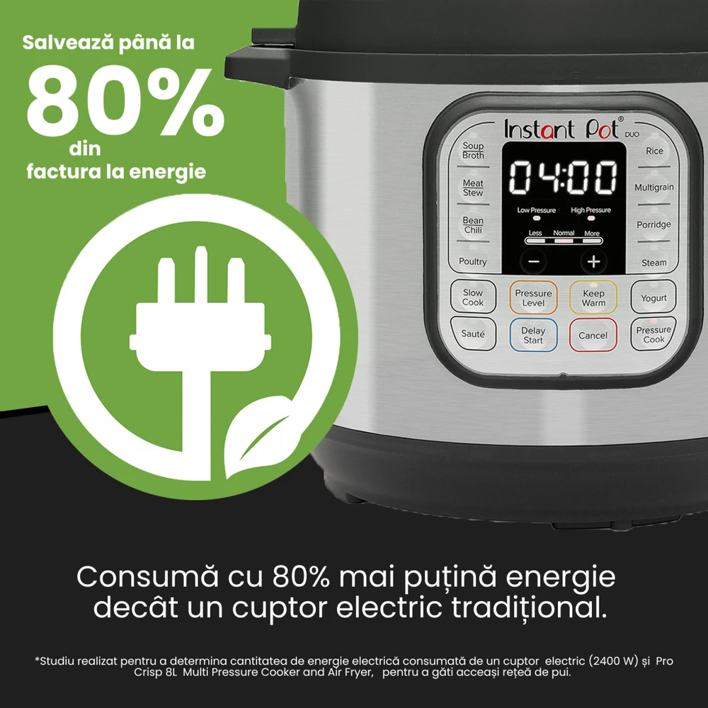 Daugiafunkcinis puodas Instant Pot Duo Mini 3L (juoda)