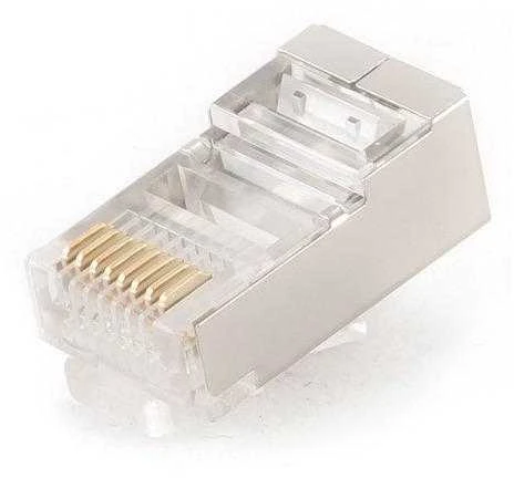 GEMBIRD LC-8P8C-001/100 Gembird LAN modulinis kištukas 8P8C kieto kabelio kat. 5e, 30U (100 vnt.)