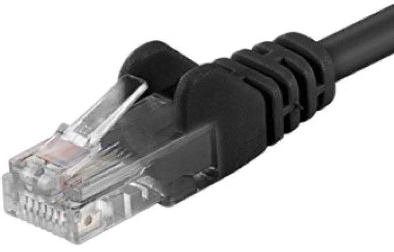 PremiumCord PremiumCord Patch kabelis UTP RJ45-RJ45 CAT6 0,25m juoda
