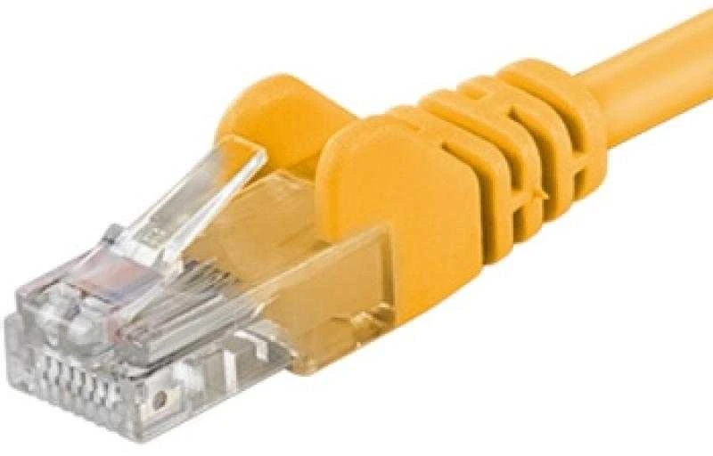 PremiumCord PremiumCord Patch kabelis UTP RJ45-RJ45 CAT6 0,5m geltonas