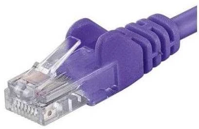 PremiumCord PremiumCord Patch kabelis UTP RJ45-RJ45 CAT6 0,5m fialová