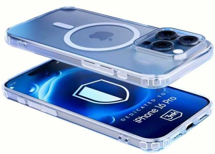 3mk MagCase with MagSafe Apple iPhone 16 Pro - dėklas telefonui skaidrus
