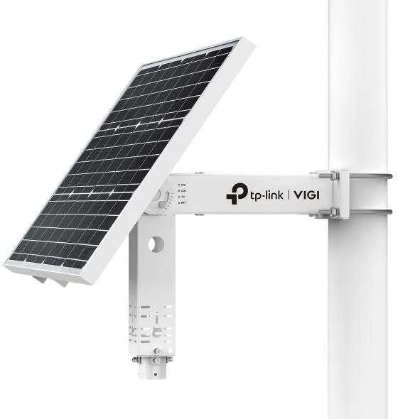 Fotovoltinis skydelis SP6030, 60 W + 31,2 Ah / 10,8 V akumuliatorius, skirtas TP-LINK VIGI kameroms, reguliuojamas kampas, 3 × nuolatinės srovės išvesties prievadai, modulinis, nuotolinis valdymas