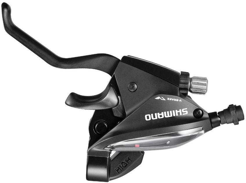 Pavarų perjungimo ir stabdžių rankenėlė Shimano ST-EF500 3-speed