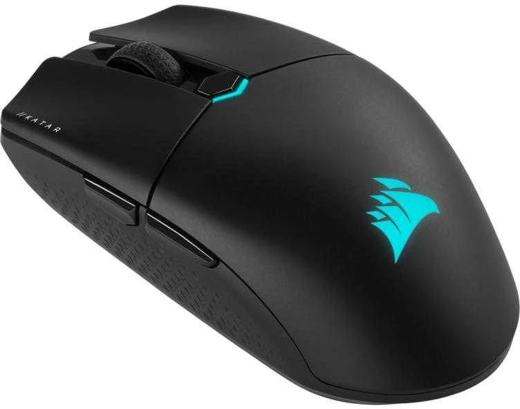 Corsair | Pelė žaidimams | KATAR ELITE | su laidu/wireless | Juodas