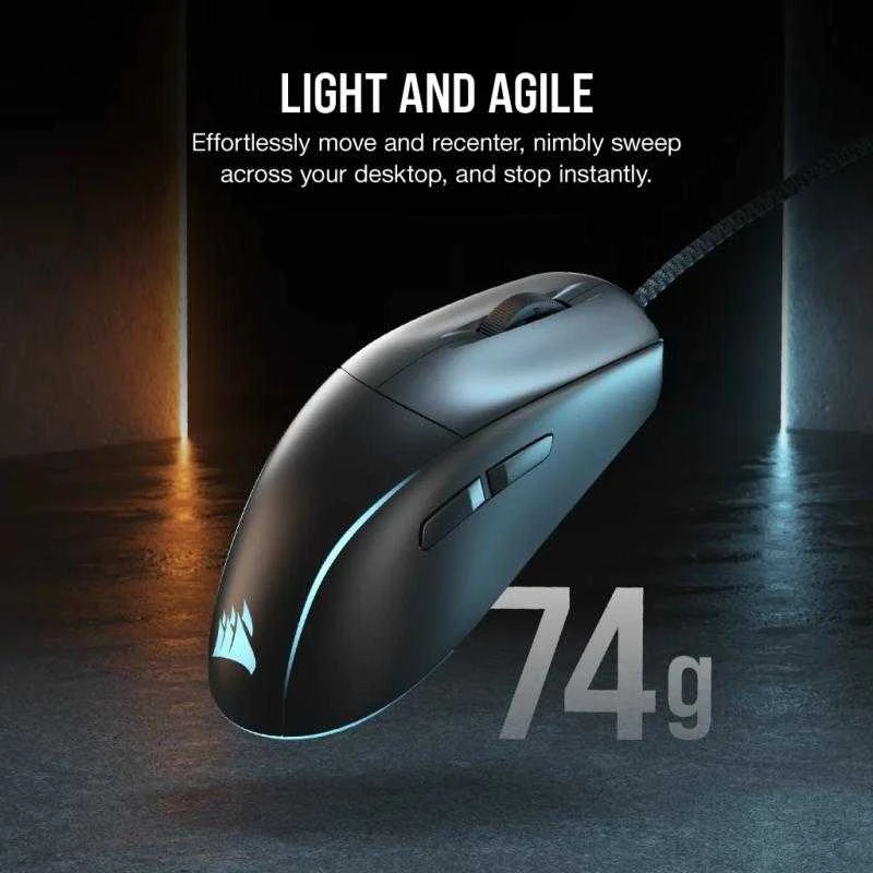 CORSAIR M75 Pelė žaidimams Optinė Juodas
