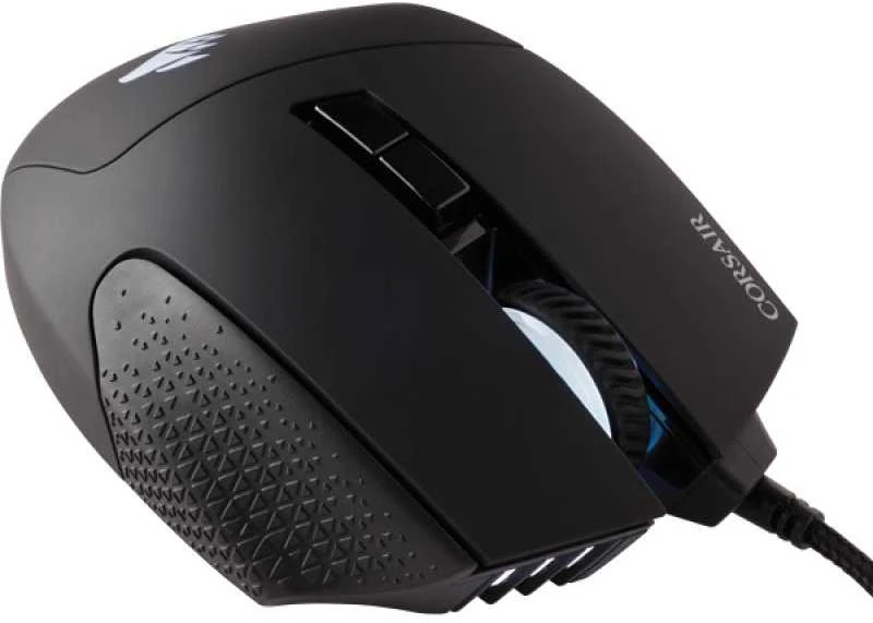 Corsair Scimitar RGB Elite Optinė MOBA/MMO žaidimų pelė, Juoda