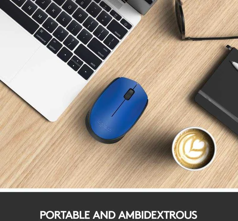 Belaidė pelė Logitech M171, mėlyna