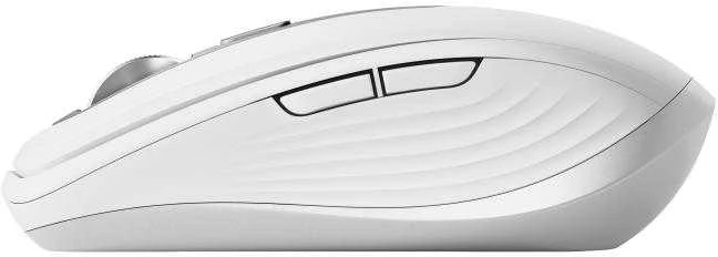 Belaidė pelė Logitech MX Anywhere 3S - RF belaidė + Bluetooth, lazerinis, 8000 DPI, Pale Pilkas (Baltas)