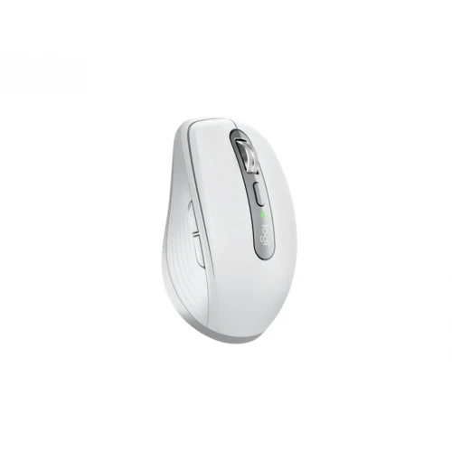 Belaidė pelė Logitech MX Anywhere 3S - RF belaidė + Bluetooth, lazerinis, 8000 DPI, Pale Pilkas (Baltas)