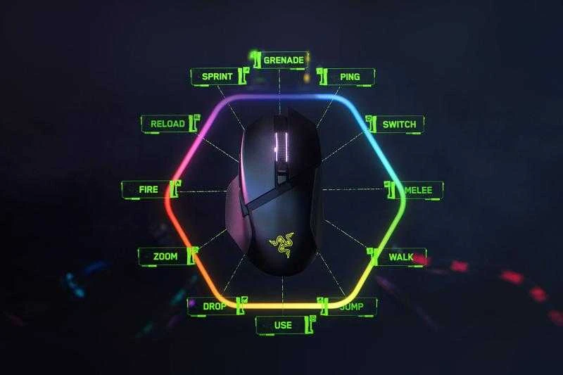 Belaidė žaidimų pelė Razer Basilisk V3 Pro, Juodos spalvos