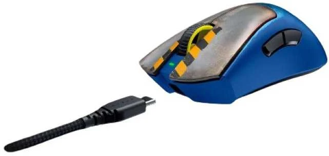 Pelė Myszka žaidimams Razer DeathAdder V3 Pro belaidė 30000 dpi optinė mėlyna