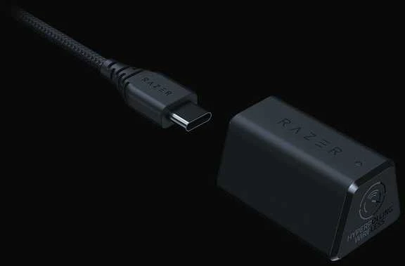 Pelė Myszka žaidimams Razer DeathAdder V3 Pro + HyperPolling Dongle belaidė 30000 dpi optinė juoda